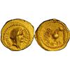 Image 1 : Julius Caesar, Aureus, Rome, 46 av. J.C, AU 8.08 g.  Ref : Cal. 36, C 2 (=60 Frs. or). Sydenham. 101