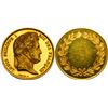 Image 1 : Louis Philippe 1830-1848 Médaille en or, AU 14.08 g. 27.3 mm  Avers : LOUIS PHILIPPE I ROI DES FRANÇ