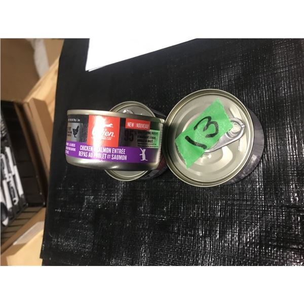 ORIJEN CHICKEN & SALMON ENTRÉE CAT FOOD (3 CANS X 85G) - BUNDLE