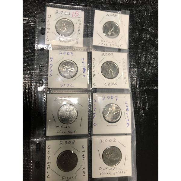 10 ASSORTED CANADIAN QUARTERS