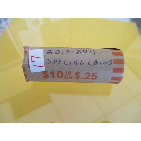 ROLL OF 2011 & 2017 SPECIAL QUARTERS