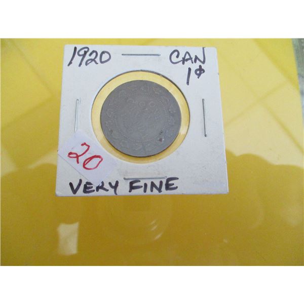 1920 VF CANADA LARGE PENNY