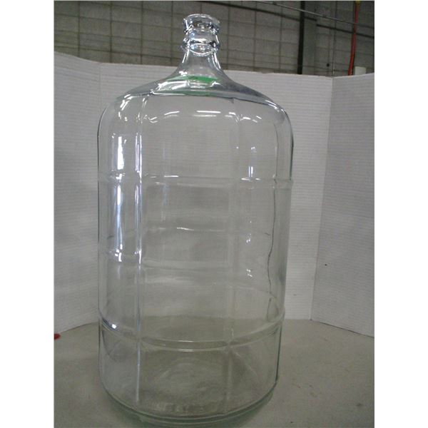 LIKE NEW:  5 GALLON GLASS JUG