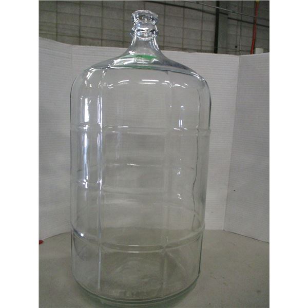 LIKE NEW:  5 GALLON GLASS JUG