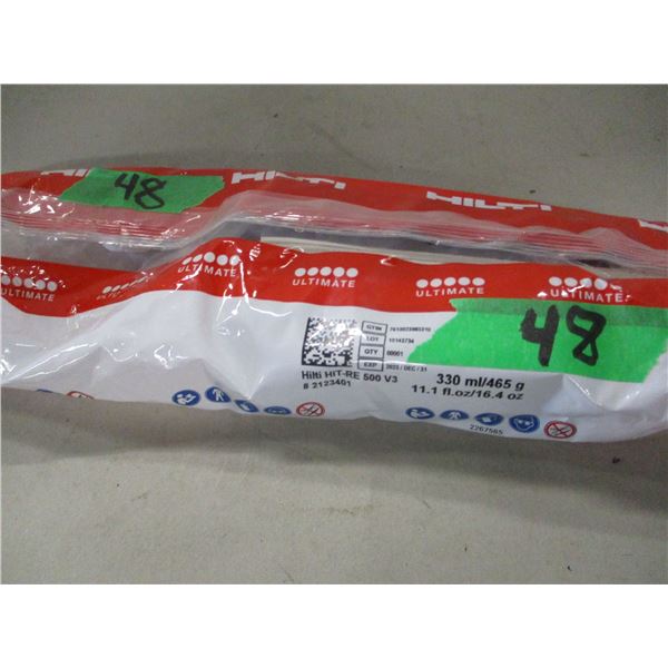 NEW:  HILTI  HIT RE-500-V3 EPOXY