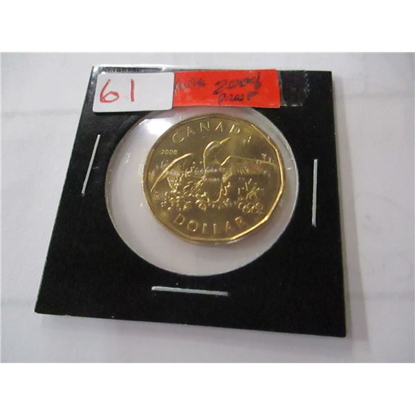 2008 PROOF LIKE CANADA OLYMPIC DOLLAR