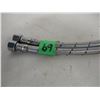 Image 1 : 2 - STAINLESS STEEL WATER LINES (APPROX. 16")