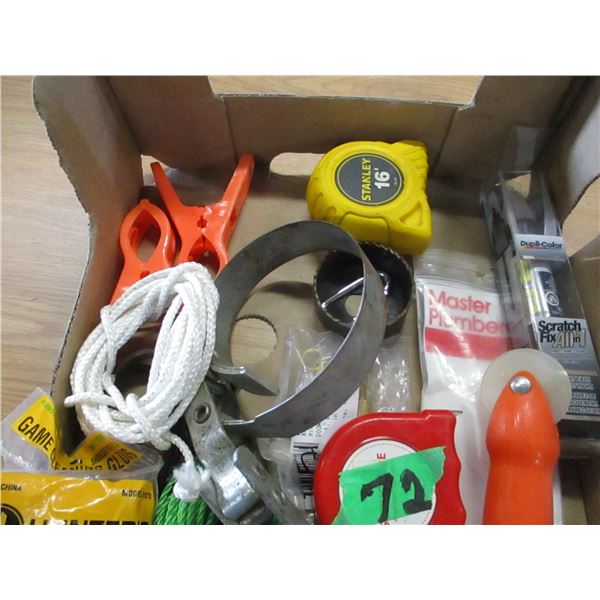 TRAY C/W ASSORTED TOOLS & ACCESSORIES