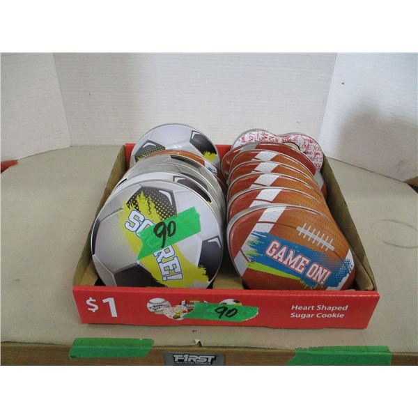 SHELF PULLS (AS IS):  APPROX. 10 TINS OF ASSORTED COOKIES