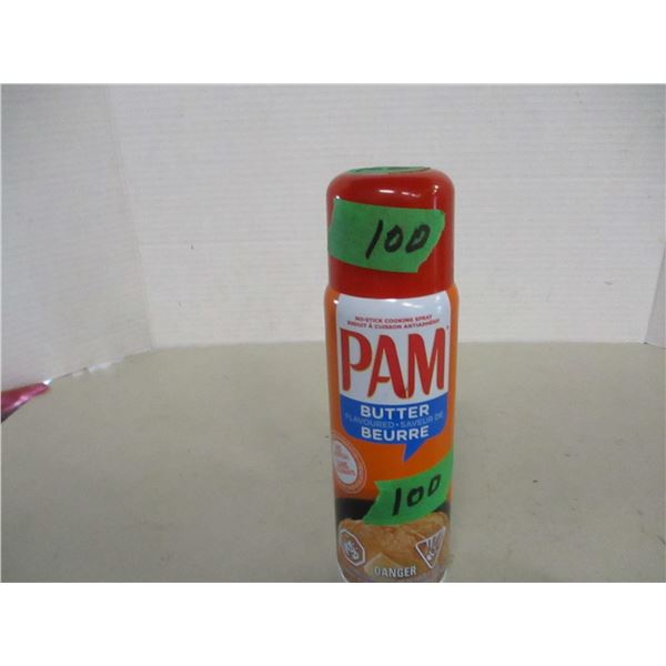 SHELF PULLS (AS IS):  PAM BUTTERED FLAVOR COOKING SPRAY (141G) - CAN