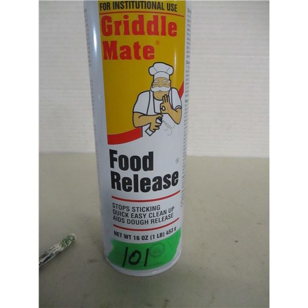 SHELF PULLS (AS IS):  GRIDDLE MATE COOKING SPRAY (453G) - CAN