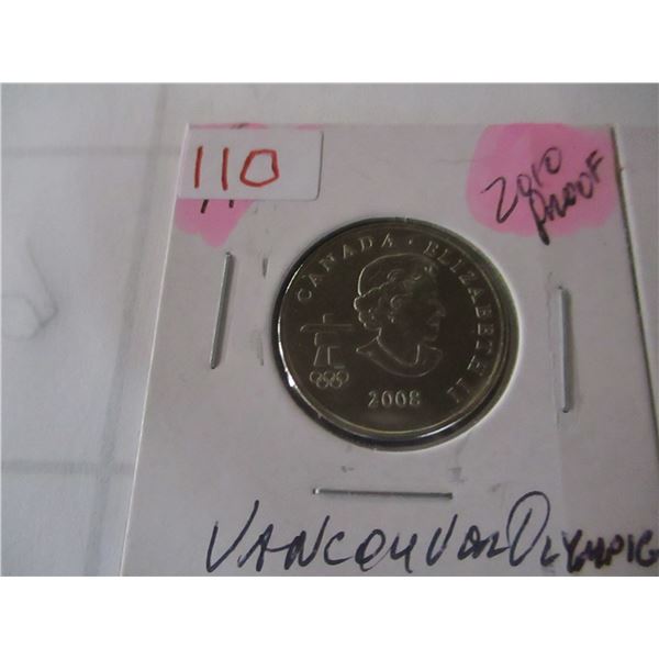 2010 PROOF VANCOUVER OLYMPIC TRAP SHOOTING QUARTER SET