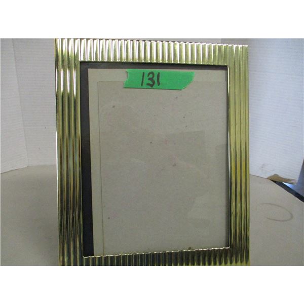 BRASS PICTURE FRAME (APPROX. 10" X 12")