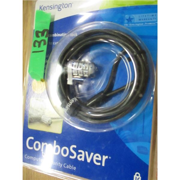 BOX C/W COMBINATION LOCK, TOOLS, LIGHTS, ETC