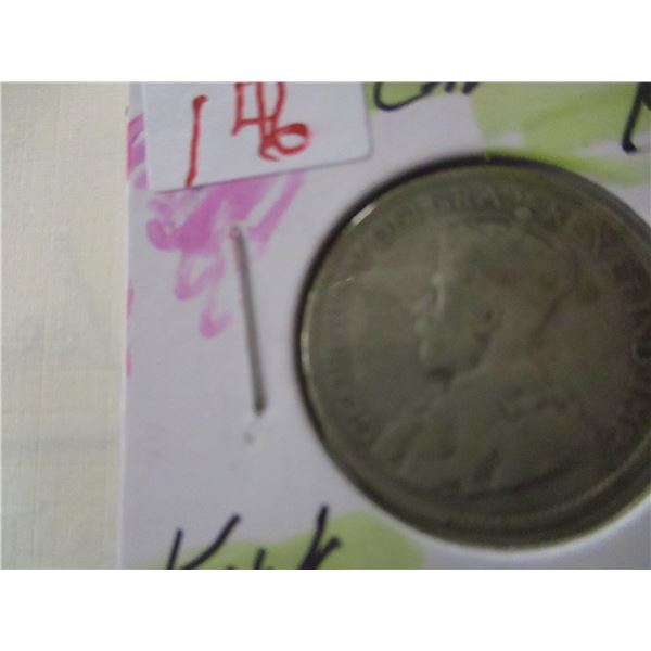1932 CANADA KING GEORGE V SILVER QUARTER
