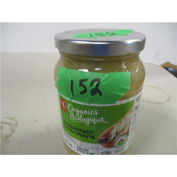 SHELF PULLS (AS IS):  SAUERKRAUT (473 ML) - JAR