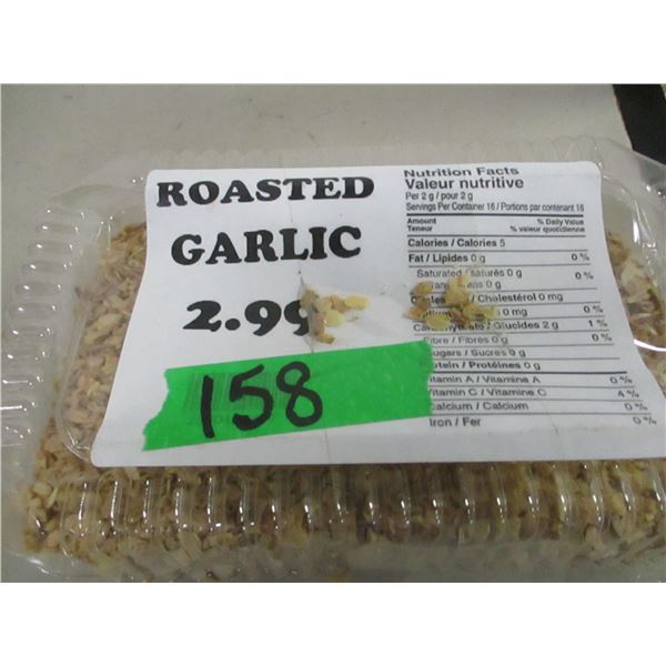 SHELF PULLS (AS IS):  ROASTED GARLIC - CONTAINER