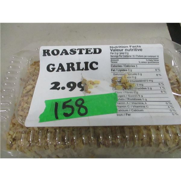 SHELF PULLS (AS IS):  ROASTED GARLIC - CONTAINER