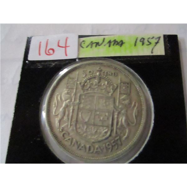 1957? CANADA SILVER HALF DOLLAR