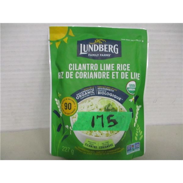 SHELF PULLS (AS IS):  CILANTRO LIME RICE (227 G) - POUCH