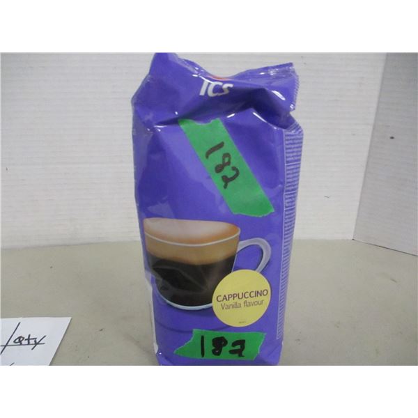 SHELF PULLS (AS IS):  VANILLA CAPPUCINO TOPPING (1000G) - BAG