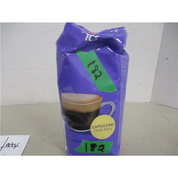 SHELF PULLS (AS IS):  VANILLA CAPPUCINO TOPPING (1000G) - BAG