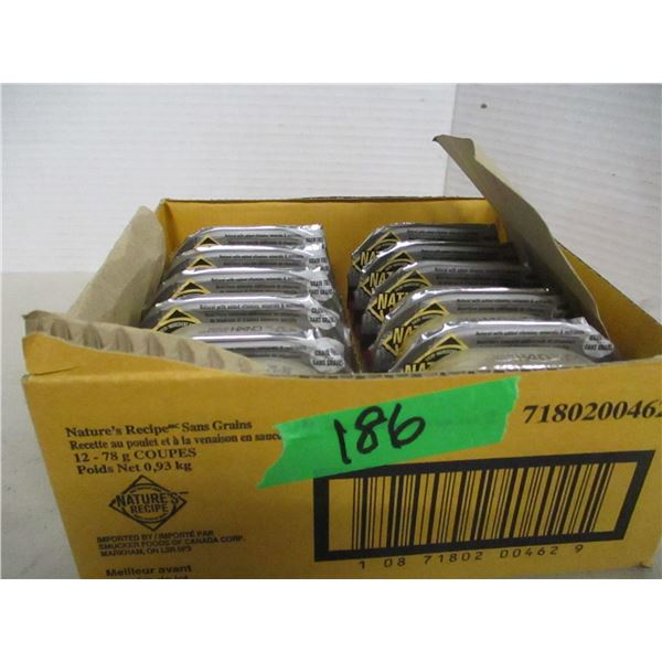 SHELF PULLS (AS IS):  CHICKEN & VENISON DOG FOOD (12 CANS X 78G) - CASE