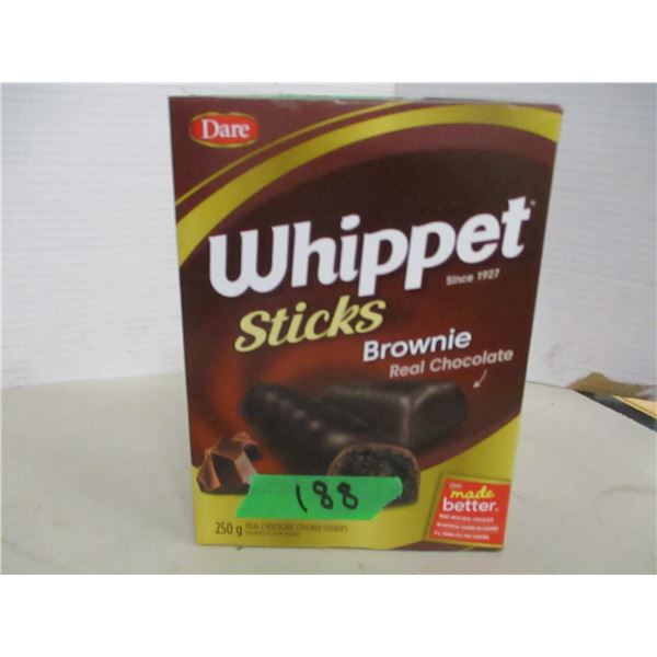 SHELF PULLS (AS IS):  WHIPPET COOKIES (250G) - BOX