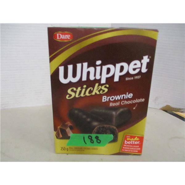 SHELF PULLS (AS IS):  WHIPPET COOKIES (250G) - BOX