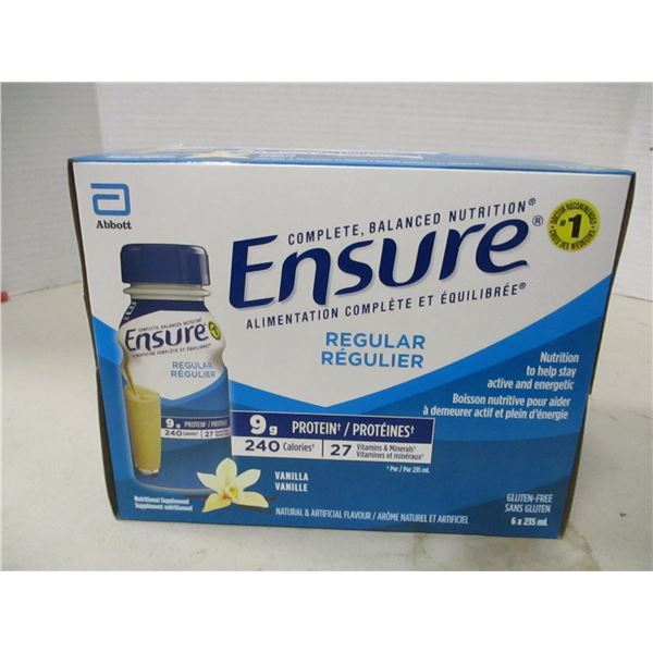 REGULAR VANILLA ENSURE DRINK (6 BOTTLES X 235 ML)