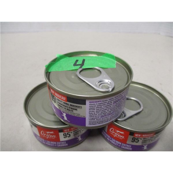 ORIJEN CHICKEN & SALMON ENTRÉE CAT FOOD (3 CANS X 85G) - BUNDLE