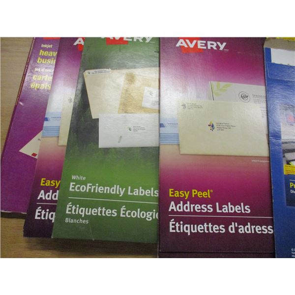 BOX C/W ASSORTED OFFICE SUPPLIES