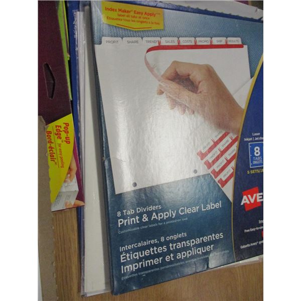 BOX C/W FILE FOLDERS