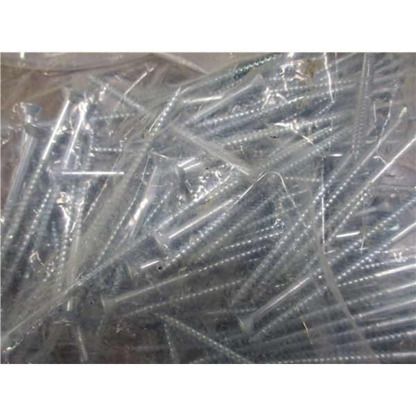 BAG C/W 3 1/2" WOOD SCREWS (100)