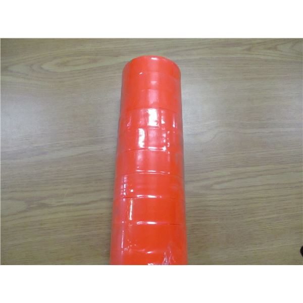 10 ROLLS OF RED MARKING TAPE - SLEEVE