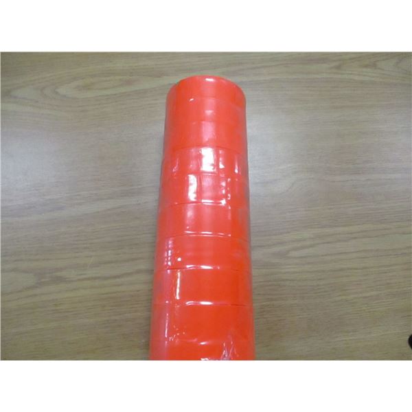 10 ROLLS OF RED MARKING TAPE - SLEEVE