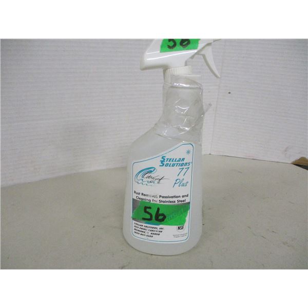 SPRAY BOTTLE OF RUST REMOVAL PRESERVATION & CLEANER FOR STAINLESS STEEL