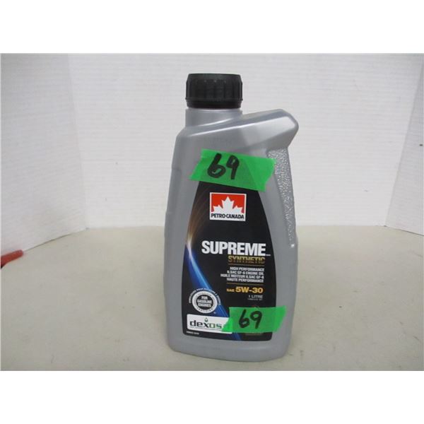 PETRO CAN SUPREME SYNTHETIC 5W30 OIL (1L) - BOTTLE