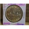 Image 1 : 1957 (3 WATERLINE) CANADA SILVER DOLLAR