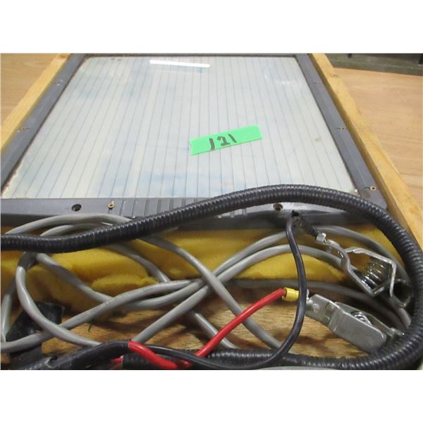 SOLAR POWERED BATTERY CHARGER