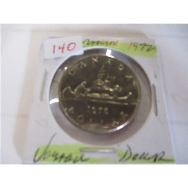 1972 CANADA VOYAGER DOLLAR