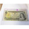 Image 1 : 1973 DAX/EXCH SERIAL NUMBER CANADA $1 BILL