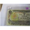 Image 3 : 1973 DAX/EXCH SERIAL NUMBER CANADA $1 BILL