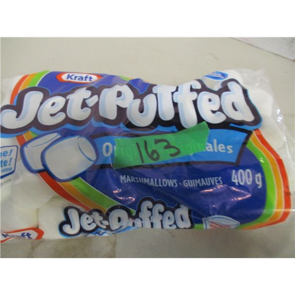 SHELF PULLS (AS IS):  JET PUFFED MARSHMALLOWS (VERY SOFT) (400G) - BAG
