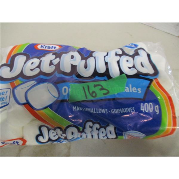 SHELF PULLS (AS IS):  JET PUFFED MARSHMALLOWS (VERY SOFT) (400G) - BAG
