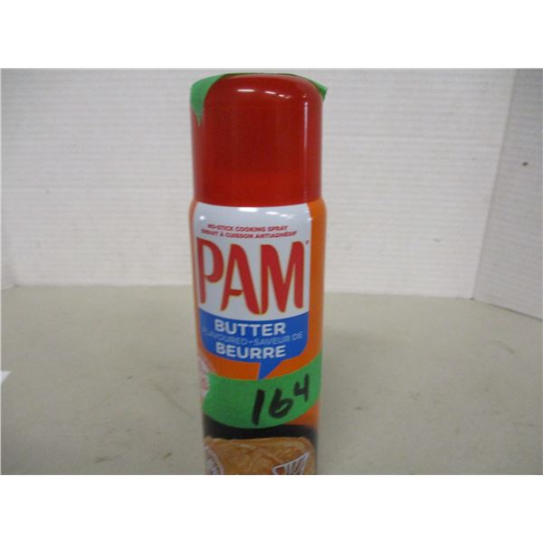 SHELF PULLS (AS IS):  PAM BUTTERED FLAVOR COOKING SPRAY (141G) - CAN