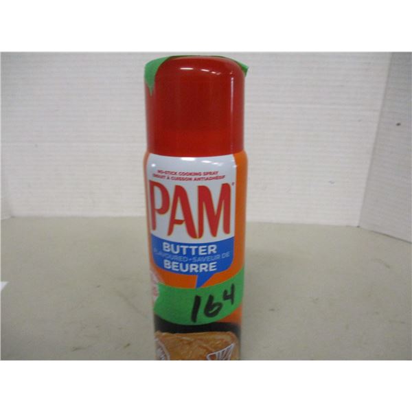 SHELF PULLS (AS IS):  PAM BUTTERED FLAVOR COOKING SPRAY (141G) - CAN