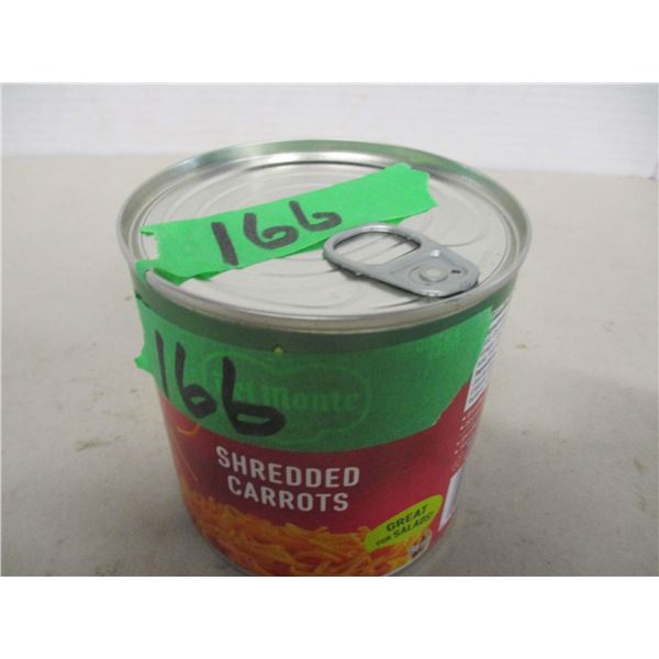 SHELF PULLS (AS IS):  SHREDDED CARROTS (398 ML) - CAN
