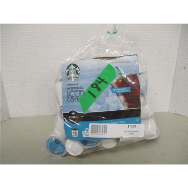 SHELF PULLS (AS IS):  STARBUCKS SWEETENED ICED COFFEE (48 PACK) - BOX