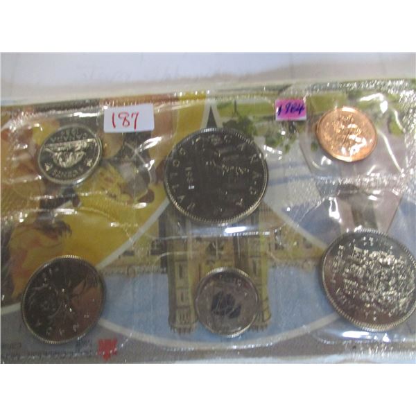 1984 PROOF CANADA MINT SEALED COIN SET